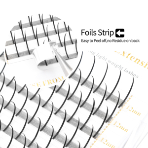 Mi giả XIUSUZAKI bán buôn, kiểu Fairy Wet, độ dày 0.07mm, nối mi volume, chiều dài 7-18mm, mi sẵn hình nhọn - Product Image 6