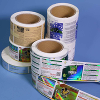 Conception gratuite bas prix fabricants de Chine étiquette personnalisée merci papier PVC étiquette impression Machine rouleau autocollant étiquette