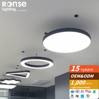 Luminaire suspendu rond blanc de luxe RONSE, lampe suspendue à intensité variable, luminaire suspendu LED personnalisé pour la cuisine, la salle à manger
