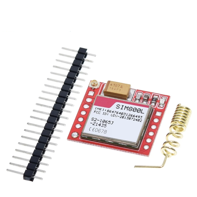 Mini Smallest SIM800L GPRS GSM Module MicroSIM Card Core Wireless Board Quad-band TTL Serial Port With Antenna Diy