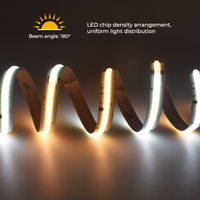 Bande lumineuse LED COB VH SMART LIGHTING CCT 10 pixels par mètre 24V pour la décoration commerciale et résidentielle