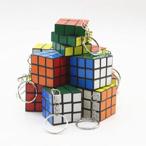 ของขวัญนักเรียน ลูกบาศก์มายากลขนาด 3 ซม. พวงกุญแจลูกบาศก์มายากล 3x3 - Product Image 4