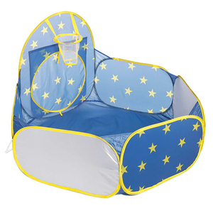 Tente de jeu pour enfants Star Playhouse 3 pièces, tunnel et piscine à balles avec panier de <span class=keywords><strong>basket</strong></span>-ball, jouets pour garçons, filles, bébés, tout-petits, jouets d'extérieur - Product Image 6