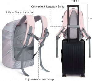 Sac à dos pour appareil photo, sacs et étuis pour appareils photo reflex numériques, compatible avec les ordinateurs portables jusqu'à 13,3 pouces, imperméable avec housse de pluie, support pour trépied, échantillon gratuit - Product Image 6