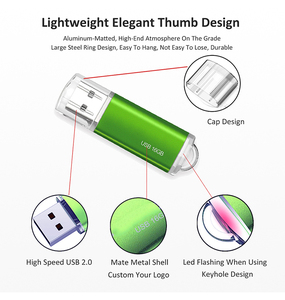 Chiavetta USB in Metallo con Logo Inciso Gratuito, 2GB 4GB 8GB 16GB, USB 2.0, Vendita all'Ingrosso - Product Image 5