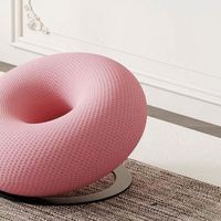 Fauteuil d'appoint rond coloré, chaise individuelle avec structure métallique, style minimaliste, pour salon, détente, mobilier de maison
