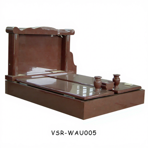 Pierre tombale double en granit européen : Monument commémoratif familial haut de gamme en granit européen - Product Image 6