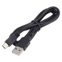 Câble de chargeur USB A mâle noir de 1m vers mini 5 broches B pour contrôleur PS3