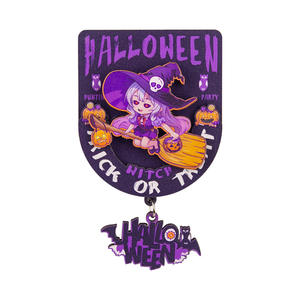 Aimants magnétiques souples en bois à texture 3D <span class=keywords><strong>pour</strong></span> Halloween Aimants de réfrigérateur au design moderne et écologique - Product Image 1