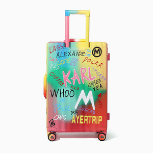 Valises de luxe personnalisées GEMULIN, cadre en aluminium de haute qualité, bagages modernes, sacs de voyage uniques et personnalisés - Product Image 5