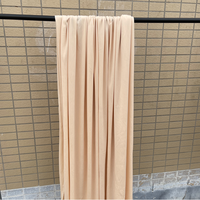 OUGE Rideau de fond de scène en soie de lait 10x20 pieds, couleur personnalisée, grand drapé en tissu sans couture pour la décoration de scène, de table d'honneur et de fête