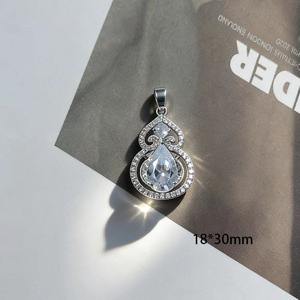 Boucles d'oreilles en zircone en forme de larme pour femmes, bijoux de fête, monture en alliage de Zinc EH153 - Product Image 2