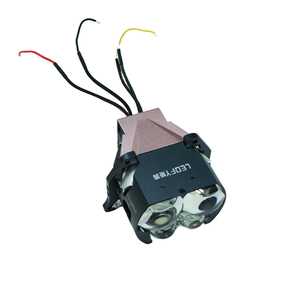 Phares de projecteur à double faisceau à lentille LED carrée à quatre lentilles 6000K 8000 lumens 500% plus lumineux Longue durée de vie - Product Image 1