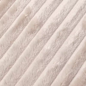 Chăn nỉ flanel siêu mềm, thiết kế màu trơn hiện đại, nhuộm sọc, chăn mềm mại - Product Image 4