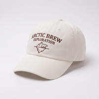 Gorras de Béisbol Personalizadas OEM de 6 Paneles con Logotipo Bordado, Gorras de Estilo Vintage de Algodón sin Estructura para Hombre