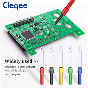 Cleqee P1043B Multimeter-Testkabel-Kit 4-mm-Bananenstecker mit Sicherheits-Piercing-Nadel-Tests onden Krokodil klemmen 1000V 10A - Product Image 6