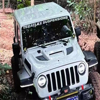 Lantsun J412 Couvercle Intérieur du Moteur Capot de Voiture Accessoires Auto Tout-Terrain Capot de Voiture pour Jeep Wrangler JK 07-17