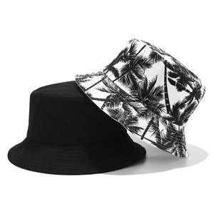 Sommer Casual Style Reversible Custom Logo All Over Print Bestickte Baumwolle Fisherman Bucket Hat mit Private Brand Label - Product Image 1