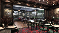 Meubles de bar d'hôtel classiques, comptoir de bar de pub, design d'intérieur de restaurant gastronomique, idées de rénovation