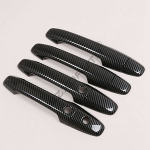 Accesorios para Auto WZXD, Cubierta de Manija de Puerta de Fibra de Carbono ABS, Adhesivo Decorativo para 2015 2018 2022 - Product Image 5