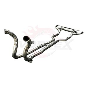 Sistema de Escape Completo Vortex de Acero Inoxidable para Mercedes AMG GTS GT 4.0T con Silenciador Transversal con Válvulas y Tubo Intermedio en H - Product Image 3