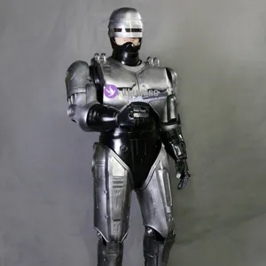 Customized Hot Items Mechanical Show Cop walker costumes led light up dance shoes stilts led robot costume