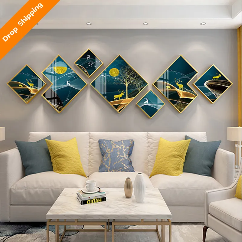 Home Decor Other Painting Seascape Paintings Animal Framed Modern 3D Still Life Living Room Sofas Wall Arts
