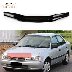 Car Plastic Front Bonnet Guard Acrylic Bonnet Deflector Exterior Accessories Bug Shield For Toyota Corolla 1996-2000
