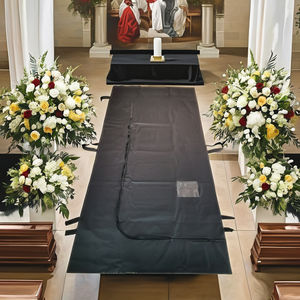 Finition imprimée de <span class=keywords><strong>sac</strong></span> <span class=keywords><strong>mortuaire</strong></span> adulte de PVC de style européen pour le transport funéraire d'approvisionnements - Product Image 3