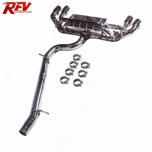 Système d'échappement Catback en acier inoxydable 304 REV RDA0077 pour VW Golf 7R/7.5R 2.0T (2015-2016) avec silencieux à commande de valve, épaisseur 1,5 mm - Product Image 3