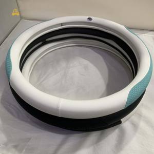 Housse de <span class=keywords><strong>volant</strong></span> de voiture universelle au toucher doux 38 <span class=keywords><strong>cm</strong></span> - Product Image 4