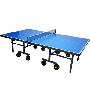 Meja Tenis Meja logam tahan lama, untuk latihan profesional