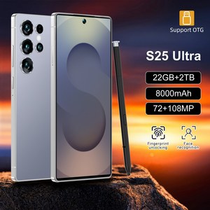 Teléfono Inteligente S25 Ultra Desbloqueado de Alta Calidad a <span class=keywords><strong>Precio</strong></span> de Fábrica, Doble <span class=keywords><strong>SIM</strong></span>, 5G, 22GB+2TB, Teléfono Móvil para Juegos - Product Image 2