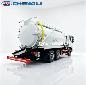 รถบรรทุกดูดตะกอน Shacman 375 แรงม้า 6x4 รถบรรทุกถังดูดตะกอน รถบรรทุกถังเก็บน้ำเสียอุตสาหกรรม - Product Image 6