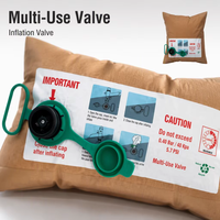 Sac de calage en papier kraft haute résistance et écologique pour la protection des conteneurs de marchandises