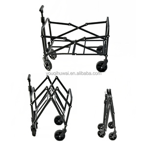 Mini chariot à main à quatre roues extérieur chariot de plage utilitaire chariot Camping chariot pliant avec chariots à provisions - Product Image 4