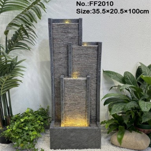 <span class=keywords><strong>Fontaine</strong></span> d'eau d'intérieur et d'extérieur pour la décoration <span class=keywords><strong>de</strong></span> la crèche, ornements en résine <span class=keywords><strong>de</strong></span> fibres d'argile, décoration <span class=keywords><strong>de</strong></span> jardinage aquatique en résine <span class=keywords><strong>de</strong></span> fibres d'argile - Product Image 2
