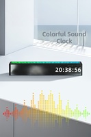 Kreativer LED Digitaler Plastik-Dauerkalender mit 24-Stunden-Anzeige, Lichtsensor, Externe Stromversorgung, Schlichtes Design, Heim-Radio