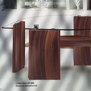 दौर आकार ग्लास कॉफी टेबल उच्च गुणवत्ता सजावटी में रहने वाले फर्नीचर के लिए अंत तालिका कोने की मेज