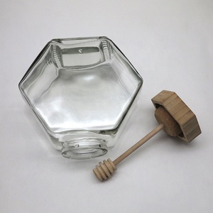 Tarro <span class=keywords><strong>de</strong></span> cristal para miel Hexagonal, Mini bote para miel - Product Image 4
