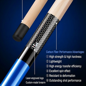 Queue de billard de saut et de rupture en 3 parties Predator Kunlun, avec fût en érable de <span class=keywords><strong>58</strong></span> pouces, 19 oz et pointe de 13,5 mm - Product Image 5