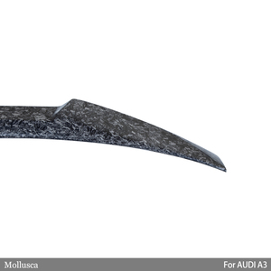 For A3 S3 RS3 8V M4 Style Real Forged Carbon Fiber Material <b>Rear</b> <b>Spoiler</b> Trunk Wing 2013-2020 - Product Image 5