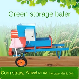 Presse à balles diesel automatique pour ensilage sec et humide à double usage Machine d'emballage d'ensilage pour sacs de 50 kg 1 machine d'emballage d'ensilage d'herbe - Product Image 4