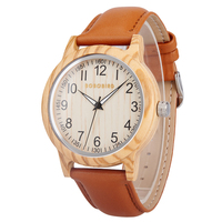 Montres analogiques pour couple, personnalisées avec logo, fabrication artisanale, faible MOQ, dropshipping, écologiques, avec boîtier en cuir et en bois, 38 mm, style business