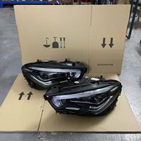 Pour Mercedes-Benz Classe CLA, ensemble de phares CLA200 CLA118, équipement d'usine d'origine avec phares géométriques à trois yeux LED