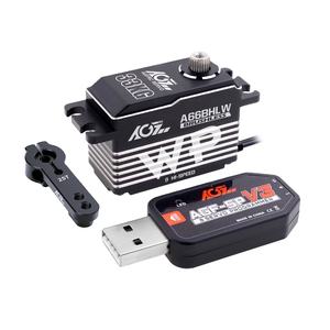 A66BHLW 66g, Alto Torque, 0.068 Segundos de Velocidad, Engranajes Metálicos, Digital, Bajo Perfil, Sin Escobillas, Resistente al Agua, Piezas para Barco RC 1/10 - Product Image 2