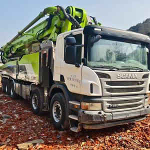 Bomba de Concreto Móvil Diésel SANY 50M Certificada con Bajo Número de Horas de Trabajo, Chasis Benz, Motor de Pluma de 5 Secciones, Alta Eficiencia, 22M/H - Product Image 1