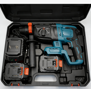 <span class=keywords><strong>Taladro</strong></span> <span class=keywords><strong>Percutor</strong></span> Inalámbrico de 21V de la <span class=keywords><strong>Mejor</strong></span> Calidad con Batería Recargable, Motor sin Escobillas y Alta Potencia, Juego de Herramientas para Uso Doméstico y Profesional - Product Image 6