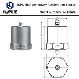 جهاز استشعار حركة أحادي المحور كهروضغطي مع جهاز إرسال ICP لمراقبة الاهتزازات وقياس الصدمات - Product Image 2