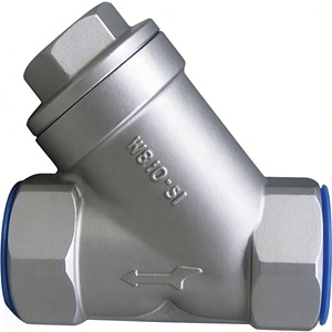 กรองน้ำแบบ Y รุ่น Gaobei GL11W 16P ทำจากสแตนเลส 304 เกลียวใน ขนาดพอร์ต DN15-DN50 สำหรับท่อส่งน้ำอุตสาหกรรม - Product Image 2